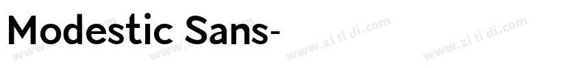 Modestic Sans字体转换